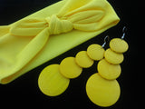 Yellow "BeYoutiful Twist" Headband