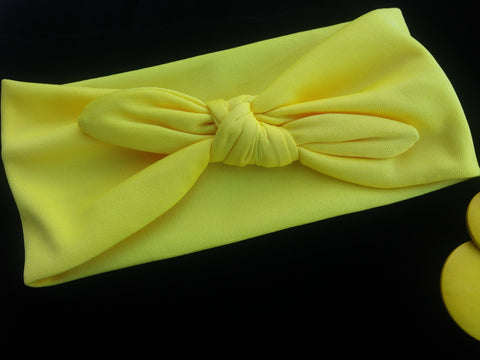 Yellow "BeYoutiful Twist" Headband