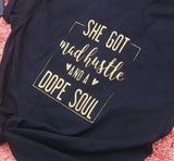 "Dope Soul" Royal Tee