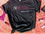 "I'm Speaking" Royal Tee