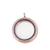 Rose Gold BeYoutiful Memory Crystal Locket