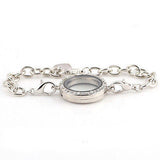 Beyoutiful Memory Crystal Locket Bracelet