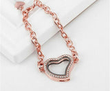 BeYoutiful Heart Memory Locket Bracelet