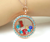 Aqua Crystal Beyoutiful Memory Locket