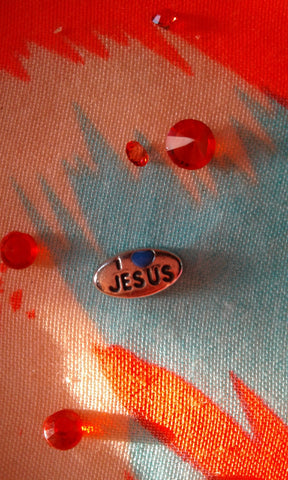 I Love Jesus Floating Charm