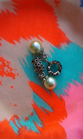 Soft Green Pearl Charm Bead