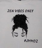 "Zen Vibes Only" Royal Tee