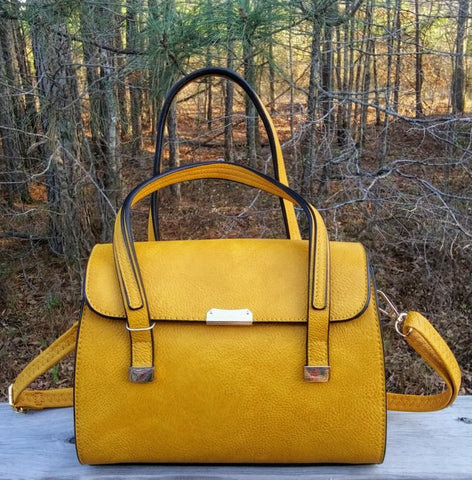 "BeYoutiful Mallory" Mustard Mini Crossbody