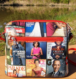 "BeYoutiful Forever The Obamas" Red Magazine Collage Cover Crossbody