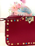 Wine "BeYoutiful Junie" Gemstone Messenger Bag