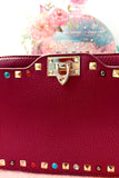 Wine "BeYoutiful Junie" Gemstone Messenger Bag