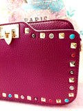 Wine "BeYoutiful Junie" Gemstone Messenger Bag