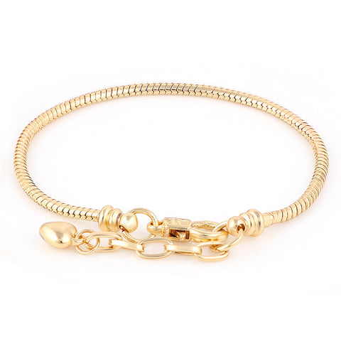 BeYoutiful Heart Gold Bangle