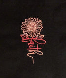 Rose & Blush Gold Sunflower "Tote of Faith" Bag