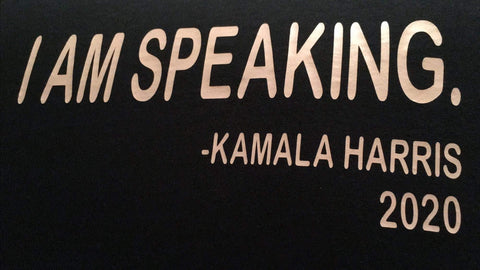 "I AM SPEAKING" Royal Tee