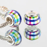 BeYoutiful Plaid Murano Beads