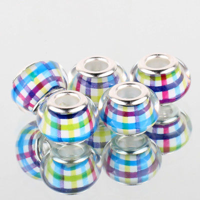 BeYoutiful Plaid Murano Beads