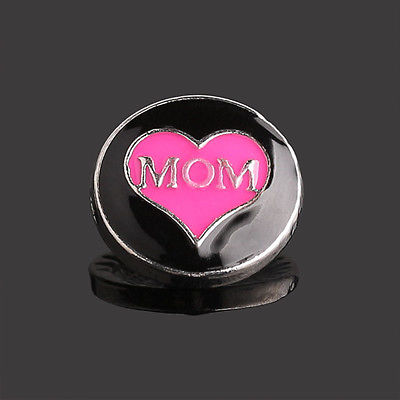 LOVE MOM Snap Charm