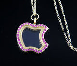 BeYoutiful Memory Crystal Apple Locket