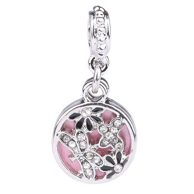 Dazzling Crystal Floral Charm Bead