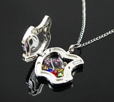 BeYoutiful Memory Crystal Apple Locket